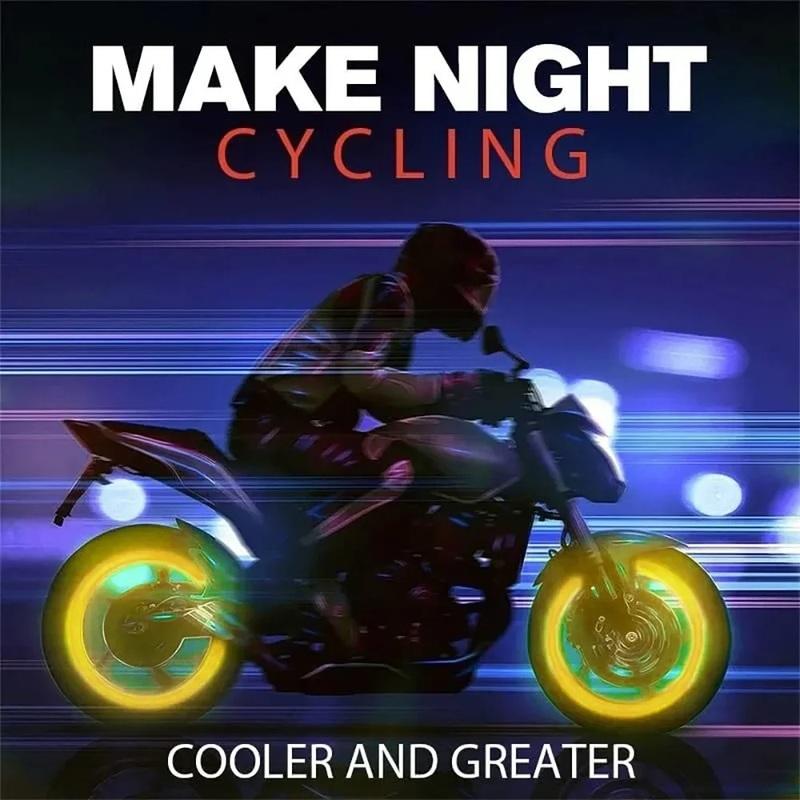 20PCS Tampas de válvula de pneu luminosas Motocicleta Bicicleta Roda Bico À prova de poeira Haste de válvula de pneu Fluorescente Noite Brilhante Decoração de carro