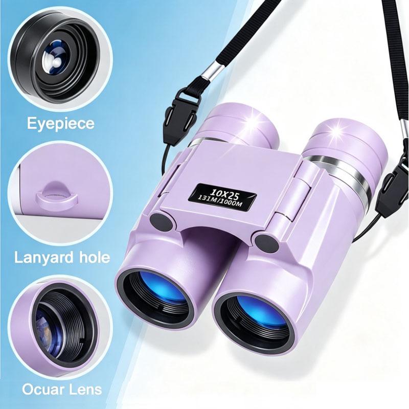 HD Auto-Focus Fixed-Focus Binoculars for Kids & Adults - Portable Telescope for Outdoor Travel & Mountaineering