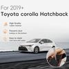 Auovo Cup Holder Ert Door Liners Compatible With Toyota Corolla Hatchback Accessories -2025 2026 Car Console Cup Holder Door Pocket Mats Pads For