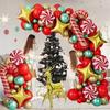 Christmas Decoration Red Elk Aluminum Film Balloon Set Birthday Party Venue Set