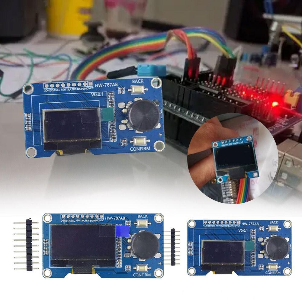 1.3/0.96inch EC11 Rotary Encoder Module SSD1306 Combination Module  Electronic Projects