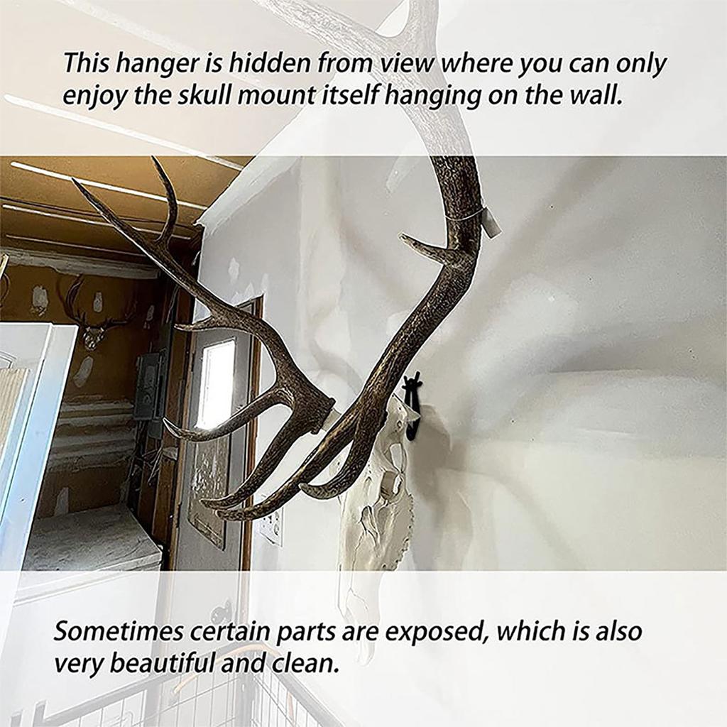 6PCS Mount Hanger, Deer Wall Hooker For Hanging Deer Head, Pronghorn And Other Smaller Animals,
