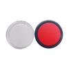 Red Quick-Drying Ink Pad for Office Stamps - Special Round Design