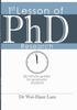 The 1st Lesson of PhD Research Book