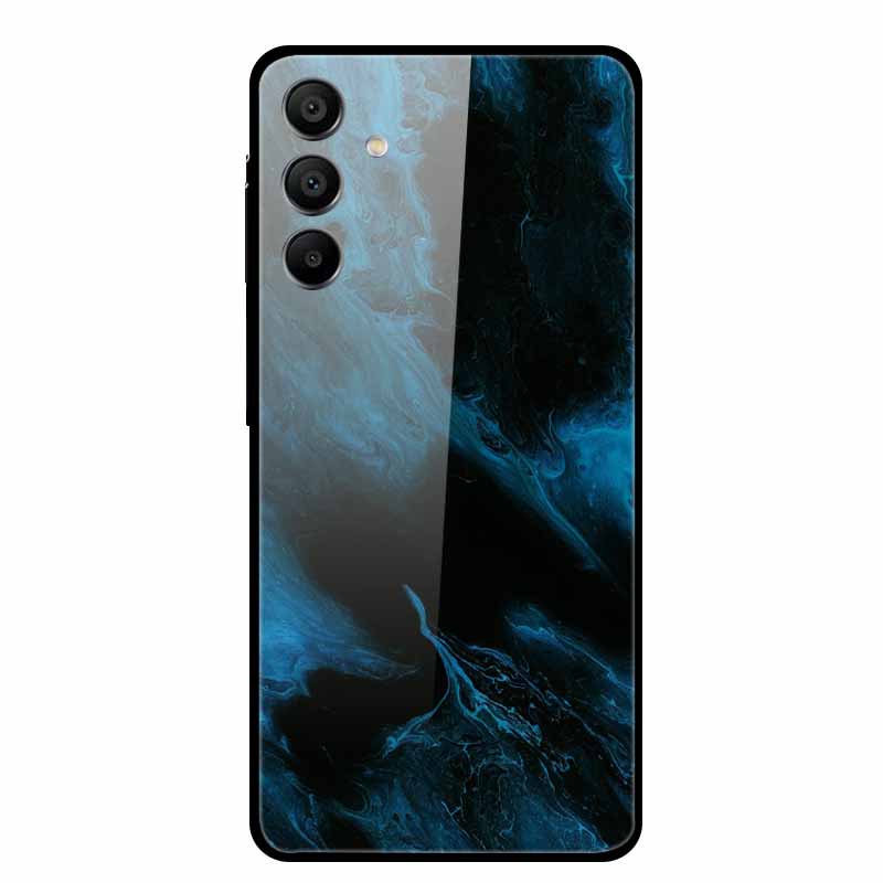 Tempered Glass Case for Samsung Galaxy A16 5G Back Cover Hard Case for SamsungA16 Phone Case Fundas Cool Protective Cute Bumper