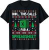 Oh This Calls for a Spreadsheet Christmas Excel Unisex T-Shirt