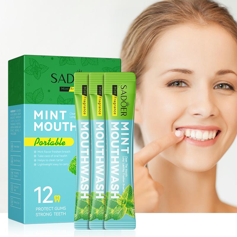 20pcs Fruity Mouthwash Disposable Mouthwash Fresh Breath Long-lasting Aroma Clean Teeth Maintain A Healthy Oral Environment