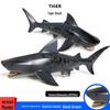 Realistic Tiger Shark Model - Children's Cognitive Sea Creature Toy
