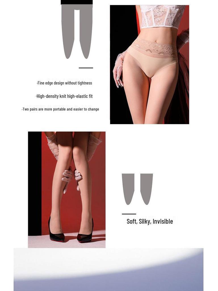 Sycylia Bezszwowe Damskie Ultracienkie Seksowne Aksamitne Rajstopy - Głęboki Krok, Niewidoczne, Miękkie, Gładkie, Jedwabiste na Lato.