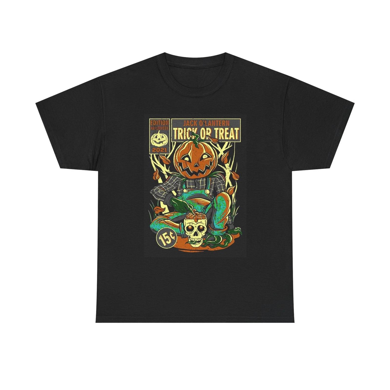 Trick or Treat Graphic T Shirt Cotton Tee 3XL