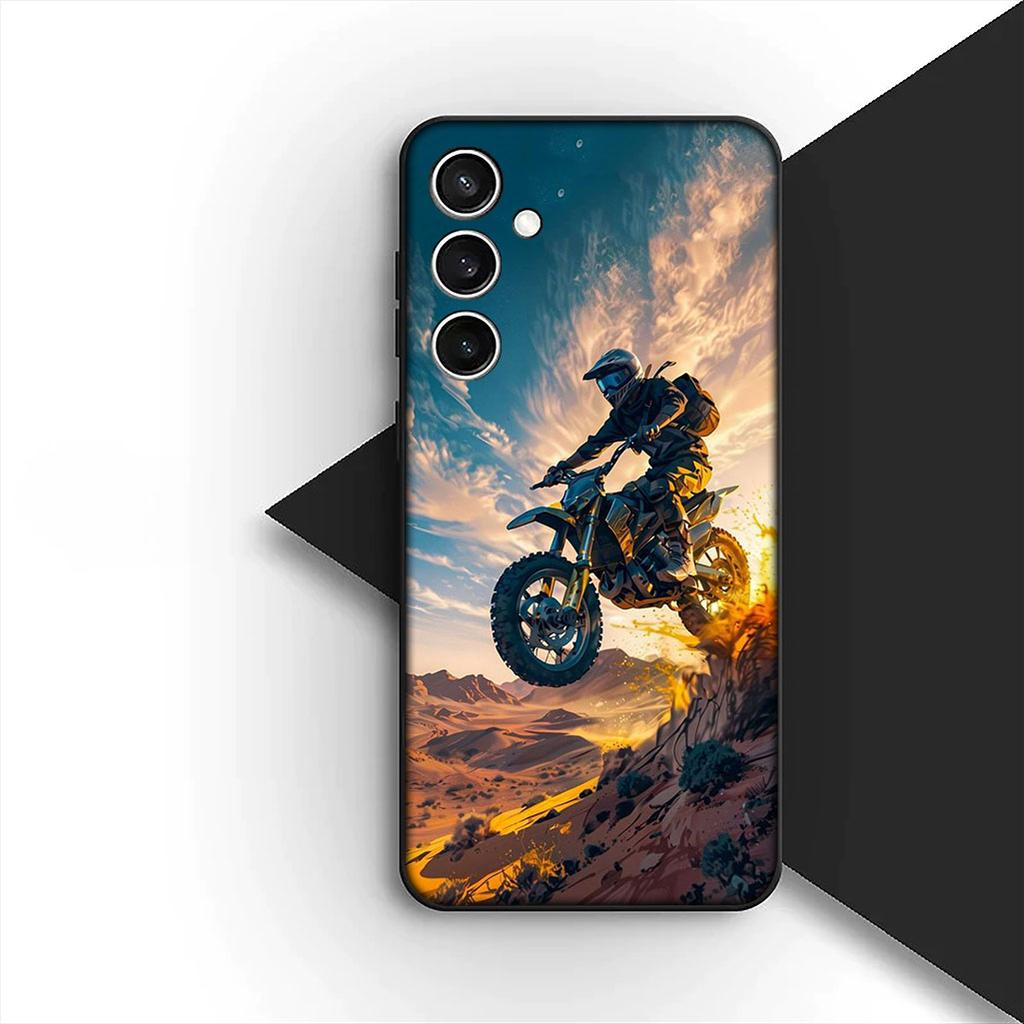 Moto Cross Art Motorcycle Sports Mobile for Motorola Moto G86 G57 G24 G15 G54 Power G13 G14 G34 G35 G45 G60 G53 G55 G64 G75 Case