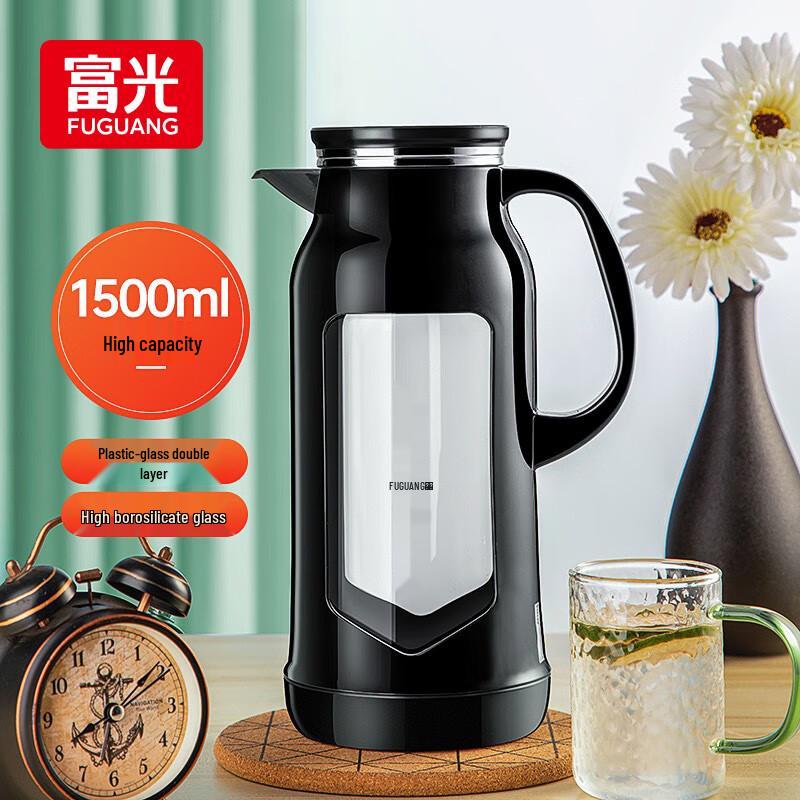 FUGUANG Double-Layer Borosilicate Glass Cold Water Pitcher