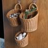 Kitchen  And Garlic Storage Basket Kitchenware Hanging Basket Indoor Small Items Storage Wall Hanging Basket Portable Small Flower Basket