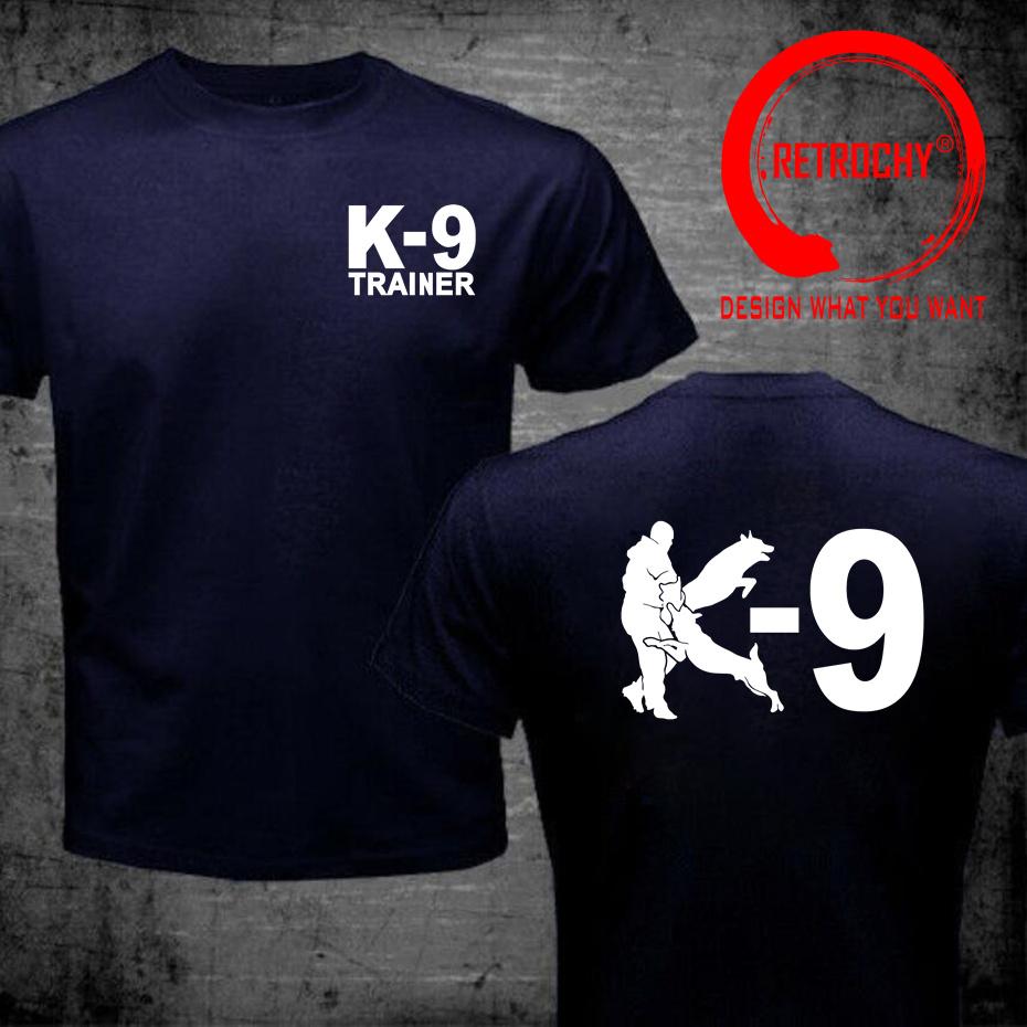 K9 TRAINER K9 Team TShirt Unisex K9 Unit Tops Tshirt Clothing 100 Cotton Short Sleeve K9 Attack Training T Shirt Unisex Clothing