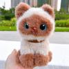 Sitting Pose Pet Cat Doll Stuffed Animals Stuffed Cat Boys Girls Kitten Plush Toys  Desktop Decor