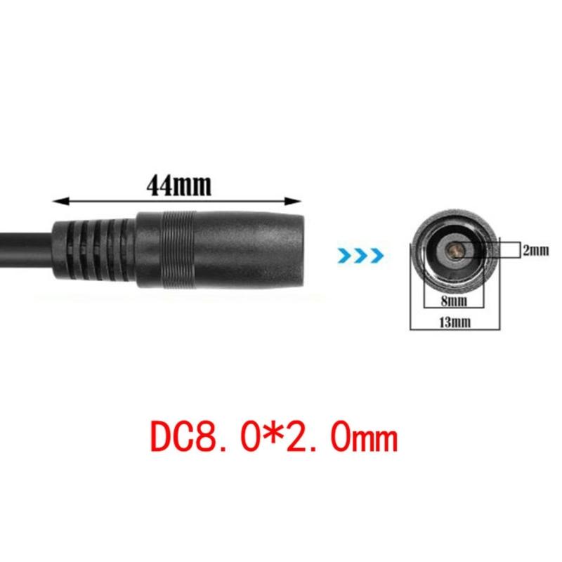 Reliable 30cm XT60I Female To 8.0x2.0mm Charging Line For Sun Generator And Battery Storage Equipment