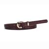 Thin Waistband PU Leather Waist Strap High Quality Waist Belt  Women