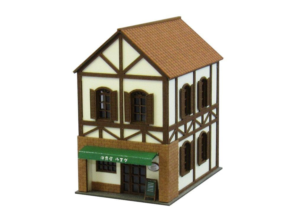 Nostalgic Diorama Series Restaurant A 1/150 (Papercraft Kit)