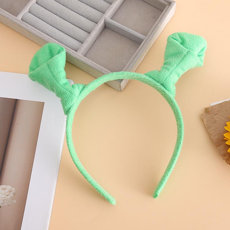 

Дитяча обруч-голова Шрека для костюмованих вечірок на Хелловін