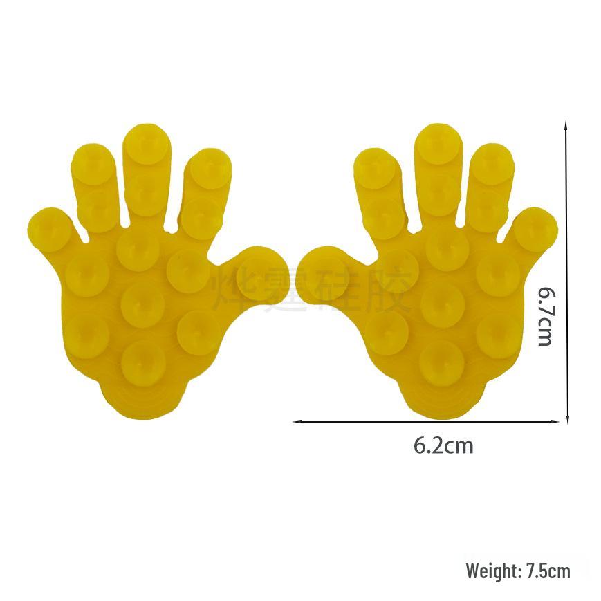 Double-Sided Silicone Mobile Phone Suction Cup Holder with 28/24 Beads for Strong Grip and Decompression