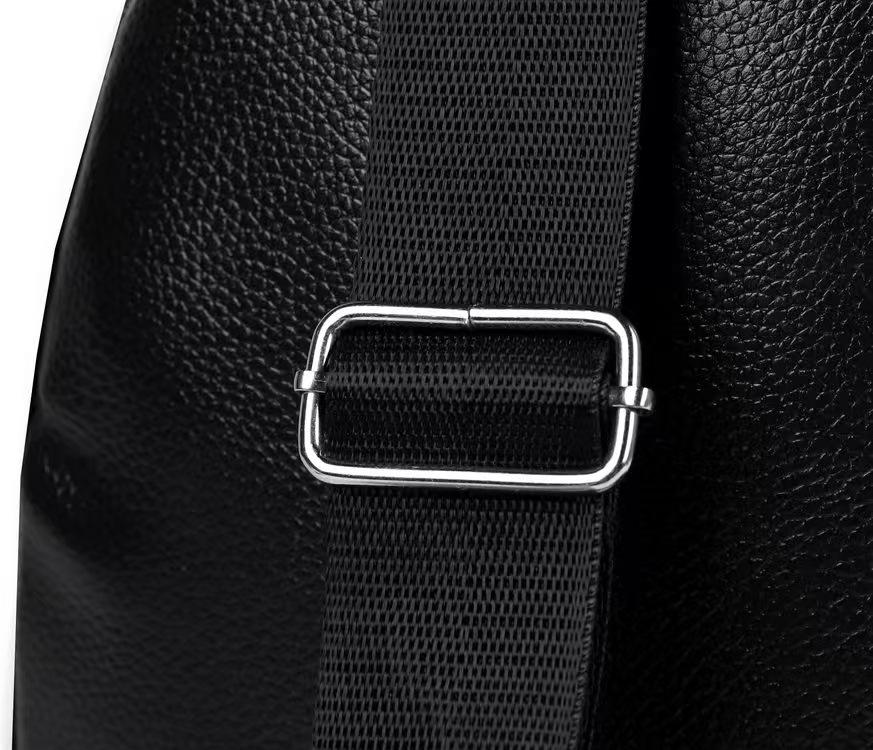 Trendy Men's Crocodile Pattern Crossbody Chest Bag - Fashionable, Casual, Versatile PU Sport Pack for 2025