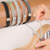 2Pcs Rhinestones High Heel Adjustable Shoe Belt for Women Antiskid Ankle Support Straps with Elastic Band Shoe Straps