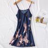 2Pcs Women Bathrobe Set Sexy Sleep Dress Women Nightgown Short Sleeve Sleepwear Bride Robe