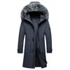 Winter Jacket Live Broadcast Men's Down Jacket Youth Korean Version Thick Medium Long Hooded Warm Men