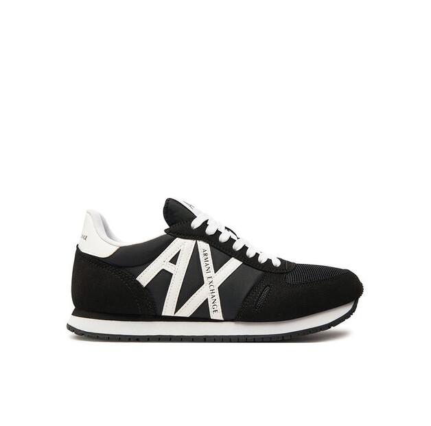 Мужские кроссовки Armani Exchange Xux017 xcc68 k489 чёрные