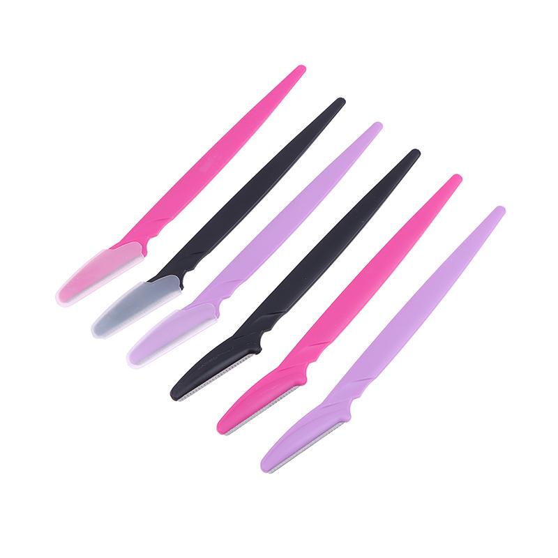 40Pcs Eyebrow Trimmer Makeup Beauty Tools Safe Eye Brow Razor Face Body Hair Removal Shaver Blades Woman Eyebrows Shaping Knife