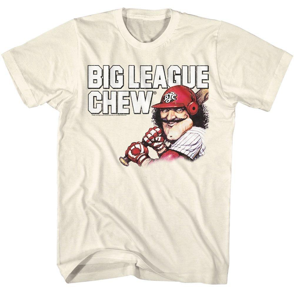 Big League Chew Vintage Moustache Natural Brands Shirt L