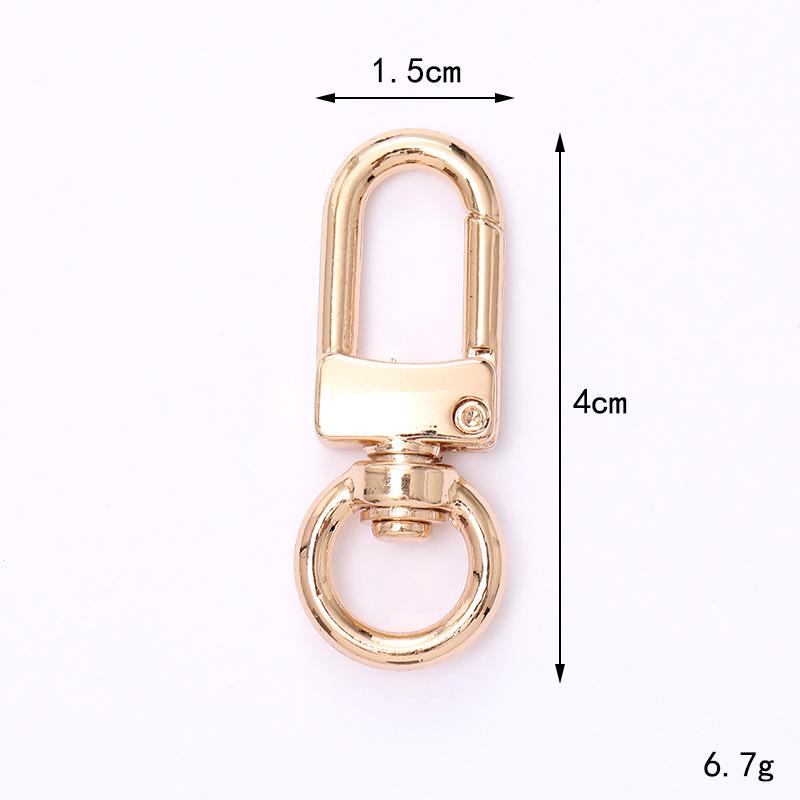 Yi Lian Schmuck Zinklegierung Herzplatte Schlüsselanhänger mit Karabinerverschluss
