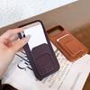 Square Card Holder Stand with 2 Card Slots Phone Case For iPhone 17 Pro Max 17 Pro 17 Air 16 15 + 14 13 Camera Protection Cover