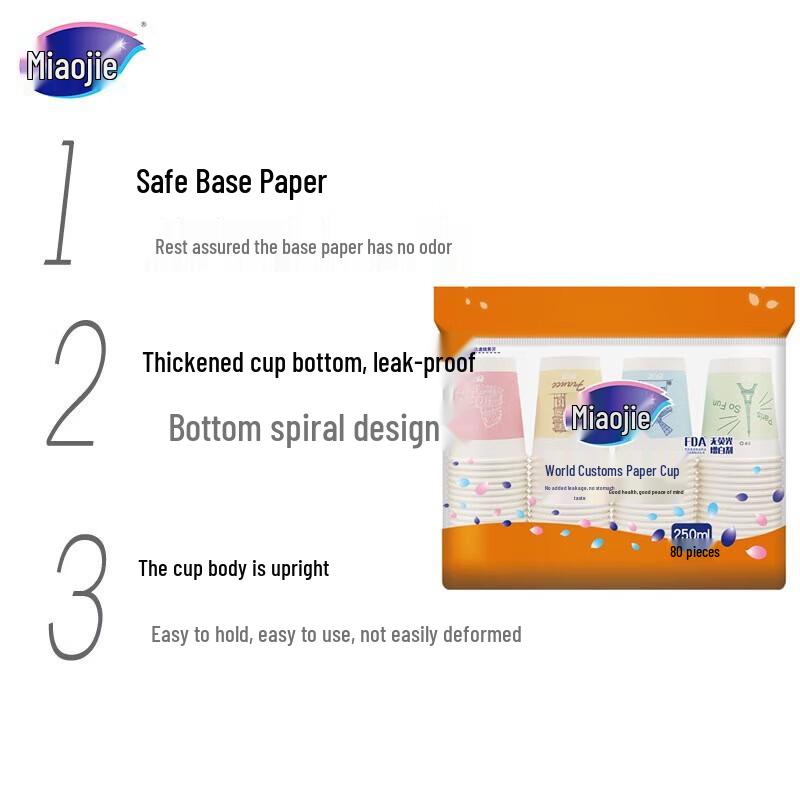 Miao Jie Einweg-Papierbecher