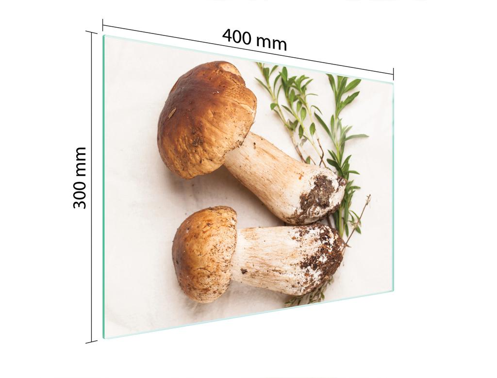 SZKLANA DESKA DO KROJENIA 40x30 GRZYBY