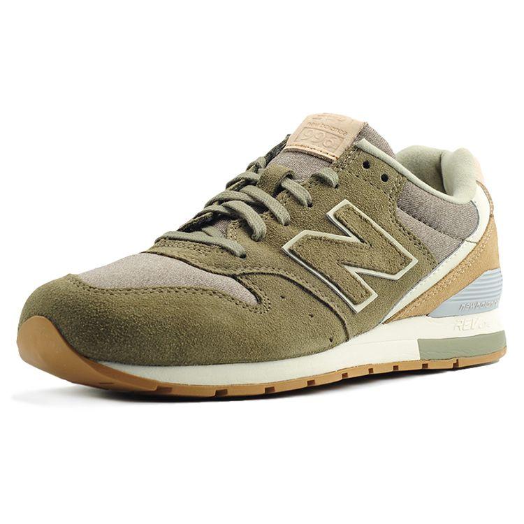 New Balance Nb 996 Comfortable Mesh Synthetic Leather Low Top Casual Running Shoes Unisex sneaker Olive-Green MRL996TC