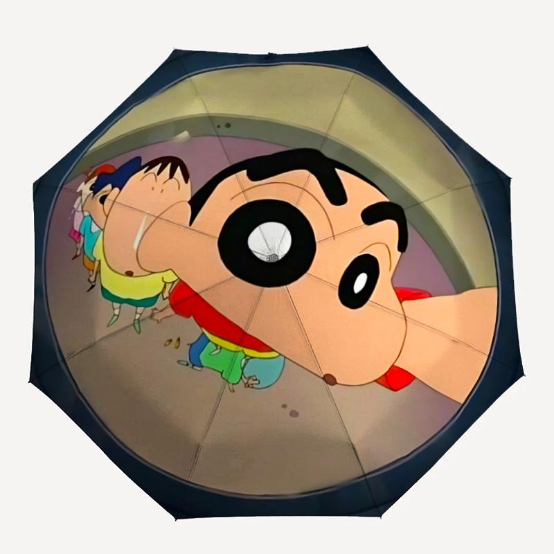 

1pc Crayon Shin-chan Characters Automatic Folding Umbrella with 8-Rib Compact & Lightweight Design, Self-Opening/ Closing,076