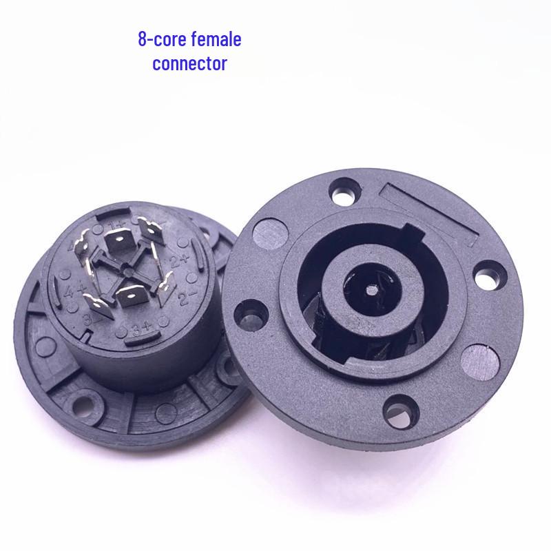 8-Core Aviation Audio Amplifier Connector Socket