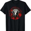 Angry Sheep, Black, Red, Anarchy, Revolution, Star, Vintage T-Shirt