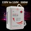 AC 110v 220v Inverter Charger Voltage Transformer Step Down Converter Voltage Converter 500 Watts Adapter Pure Copper Coil 500W