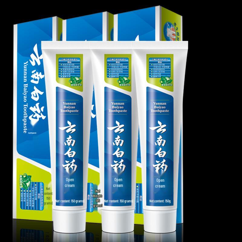 Yunnan Baiyao Family Pack Mint Toothpaste