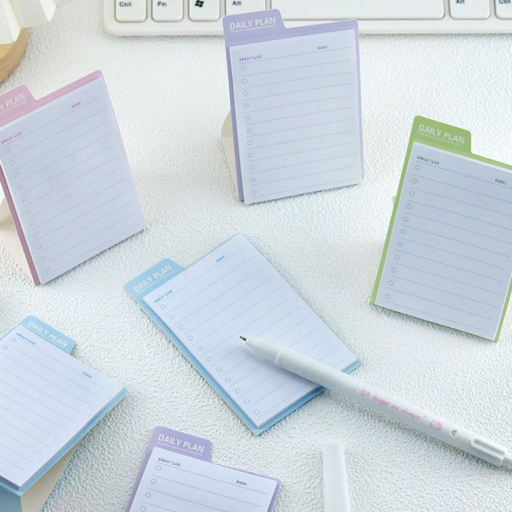 Standing Sticky Notes Mini To Do List Check Notes Cute Notepads Memo Pad 30 Sheets Students Office Stationery Supplies Wholesale