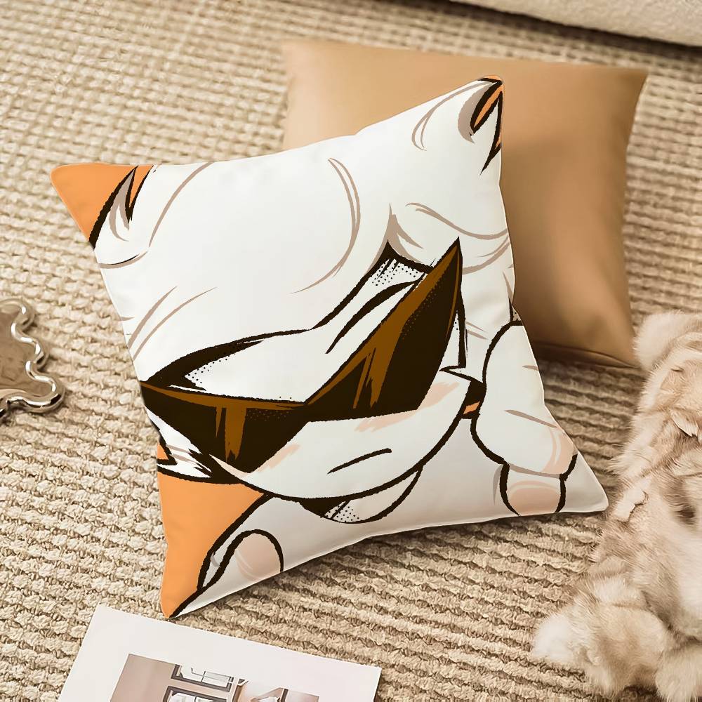 Web-Comics H-Homestuck-MT Lustiger Kissenbezug Komfort Sofa Bett Seidig elegant Verdeckter Reißverschluss Dekorative Kissenhülle