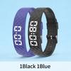 Braccialetto Intelligente LED Digitale Impermeabile Smart Clock Smartband Con contapassi per la corsa Monitor Smart Band Allarme Vibrante Promemoria