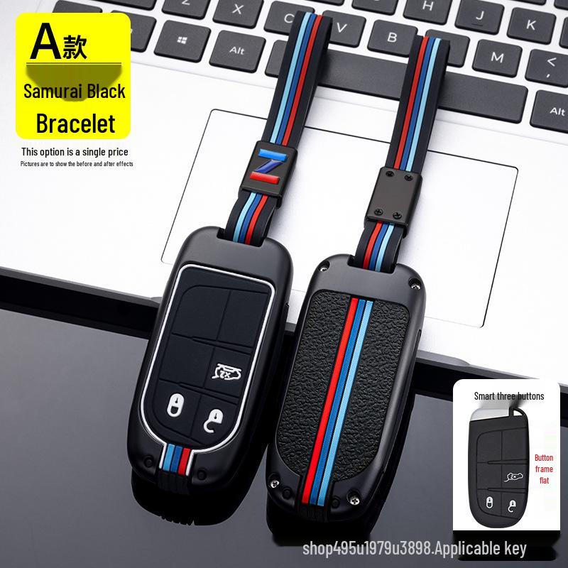 Jeep Key Case for Compass, Cherokee, Renegade, Grand Cherokee & Grand Commander