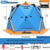 Hexagonal Cotton Ice Fishing Tent - Thickened, No Assembly Needed