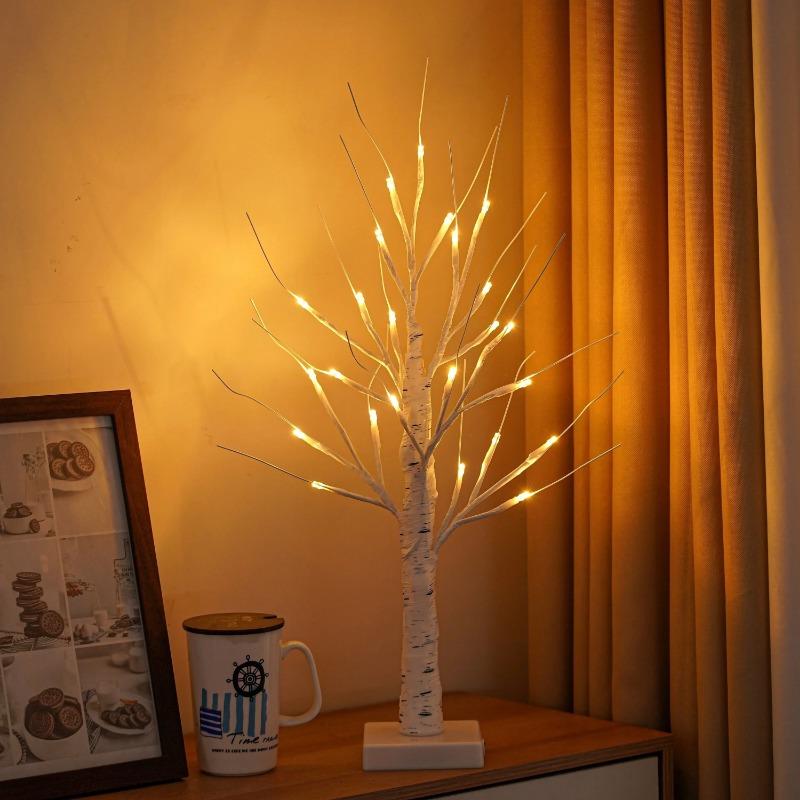 White Birch Branch Light LED Festive Lights USB & Battery Operated For Christmas Party Wedding Decoration Twig Outdoor Lights