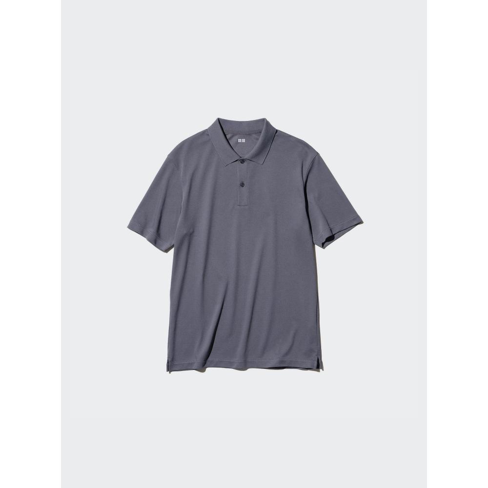 Uniqlo Airism Cotton Pique Polo Shirt