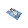 Waki Sangyo Large Screw-Type Hook for Door Frames, Wooden Desks, 1 Piece, Silver, 2kg Load Capacity, 80 x 55 x 25mm, KH-002