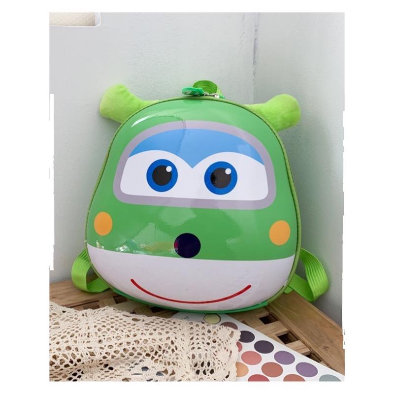 Super Wings Cartoon Animal Backpack for Kids - Cute Kindergarten Double Shoulder Bag for Boys & Girls